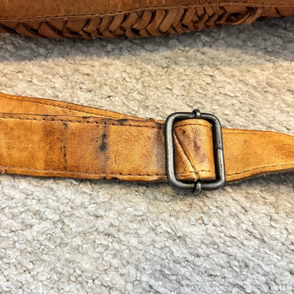 Josual Brown Woven Leather Bag​ - Picture 9 of 9